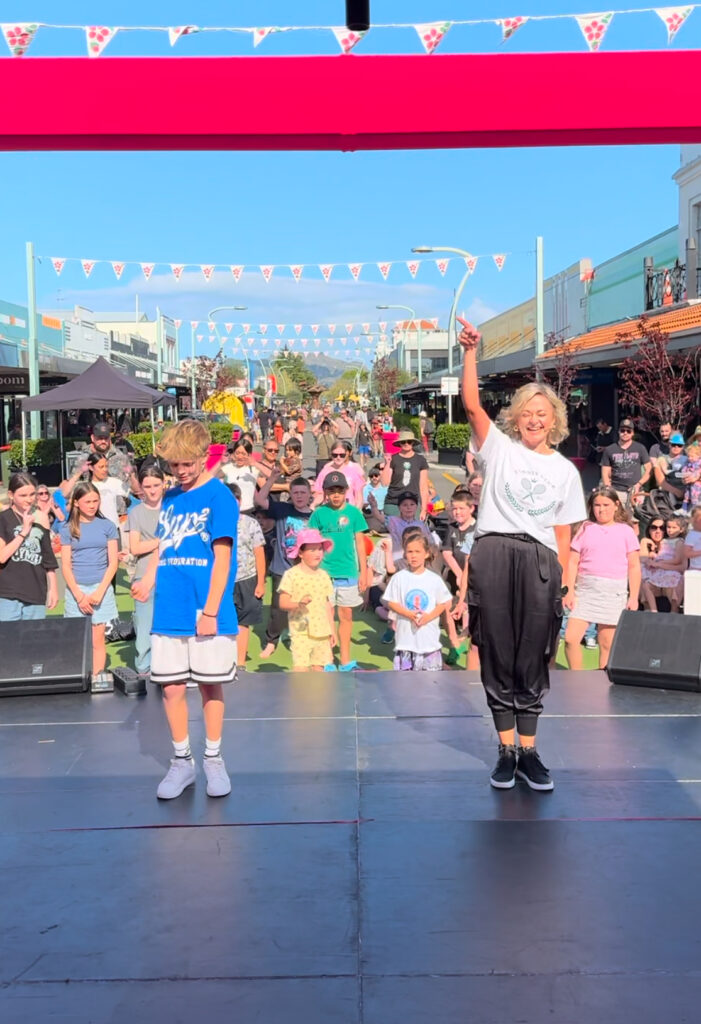 Nerida Jantti & Son Dancing - Napier NZ