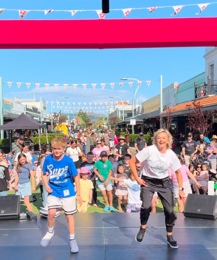 Nerida Jantti & Son Dancing - Napier NZ